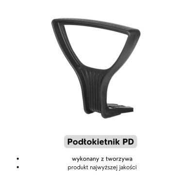 Komfort Desert obrotowe krzesło biurowe z podłokietnikami, na kółkach