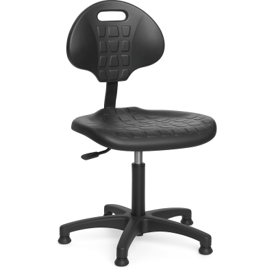 Krzesło laboratoryjne niskie na stopkach - SOLID ST