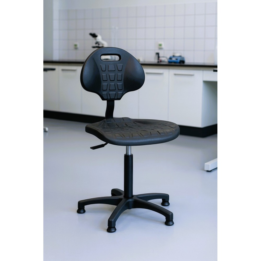 Krzesło laboratoryjne niskie na stopkach - SOLID ST