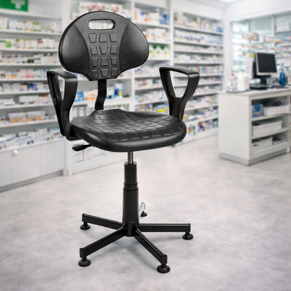 Krzesło z poliuretanu odporne na zanieczyszczenia PurMax PD