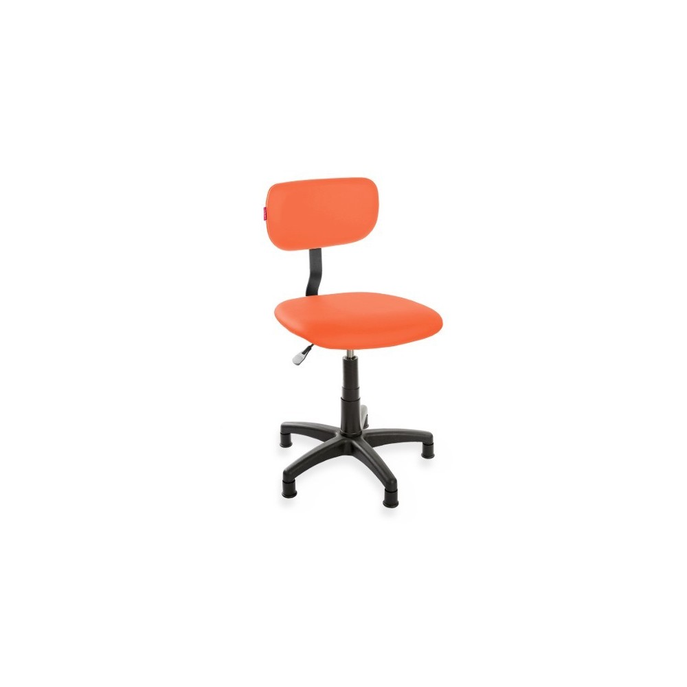 ErgoPlus Eco - obrotowe krzesło laboratoryjne, na stopkach, ekoskóra